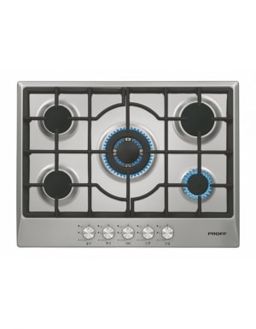 PROFF P702 Plaque de Cuisson 5 Feux Inox 70CM