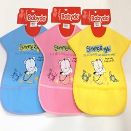 Bavoir  pour bébé Babydo Bleu  Rose Jaune