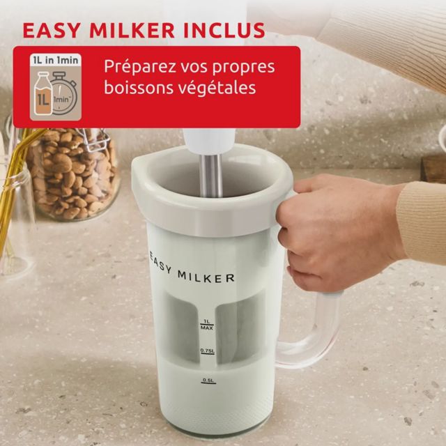 Moulinex Mixeur  Easy Milker & Quickchef+ VD70PAE0
