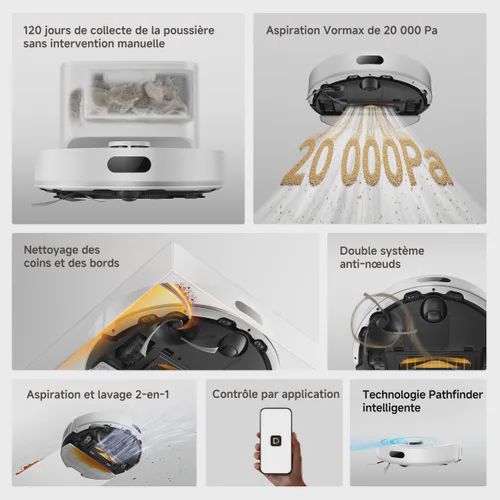 Dream D20 air plus aspirateur laveur blanc