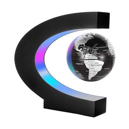 Globe magnétique en lévitation avec lumière LED | Cadeau technologique original pour homme ou père