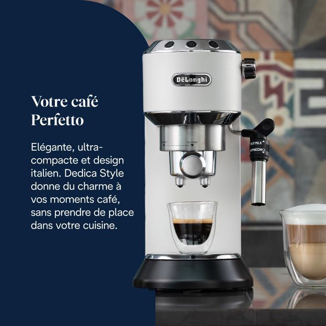 delonghi dedica ec685w machine a café