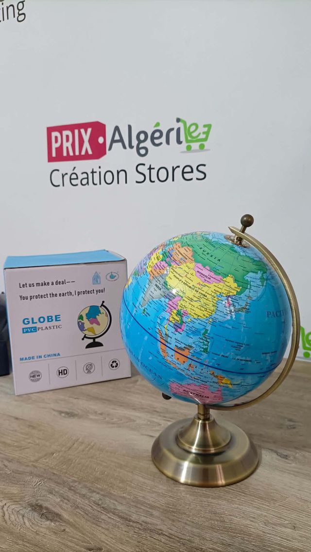 Globe Terrestre 20 cm – Globe Décoratif et Éducatif