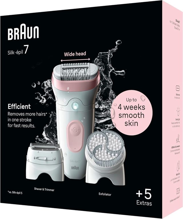 Braun Silk-épil 7  'épilateur électrique  4-en-1 SE7-060