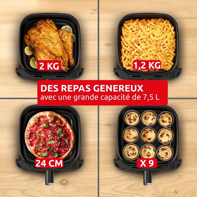 Moulinex friteuse air fryer soleil  7.5L  EZ866F0