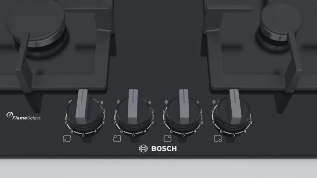 BOSCH  Plaque de cuisson FlameSelect Noir PPH6A6B20