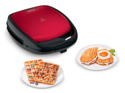 Tefal Croque-gaufre 2 plaques SW341512