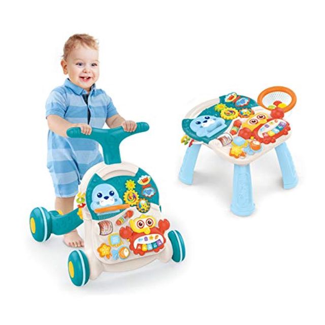Huanger  Trotteur &amp; Table active 2-en-1