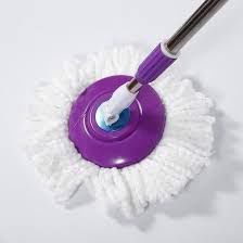 Seau essoreur et balais microfibre  Violet