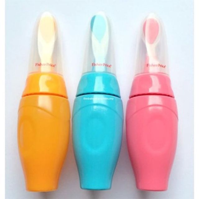 Biberon cuillère  en silicone pour bébés Vert