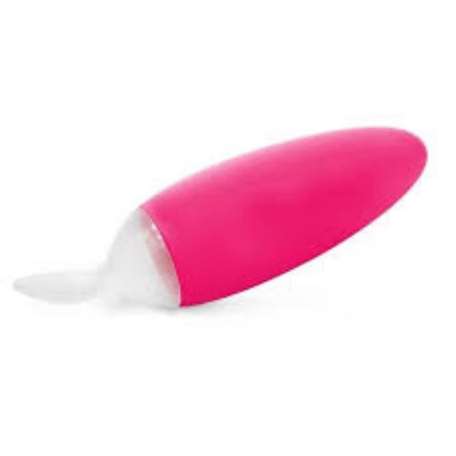 Biberon cuillère  en silicone pour bébés Rose
