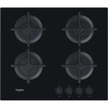 Whirlpool  table de cuisson gaz  4 foyers GOB616NB