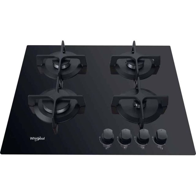 Whirlpool  table de cuisson gaz  4 foyers GOB616NB