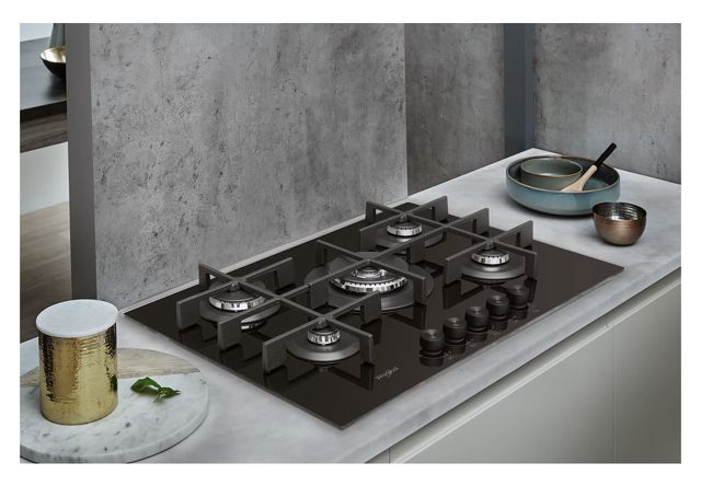 Whirlpool Plaque de cuisson  73 CM 5Feux  AKW7523NB