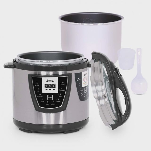 Autocuiseur Balzano 8L QHD801 &amp; Plaque Maklouba