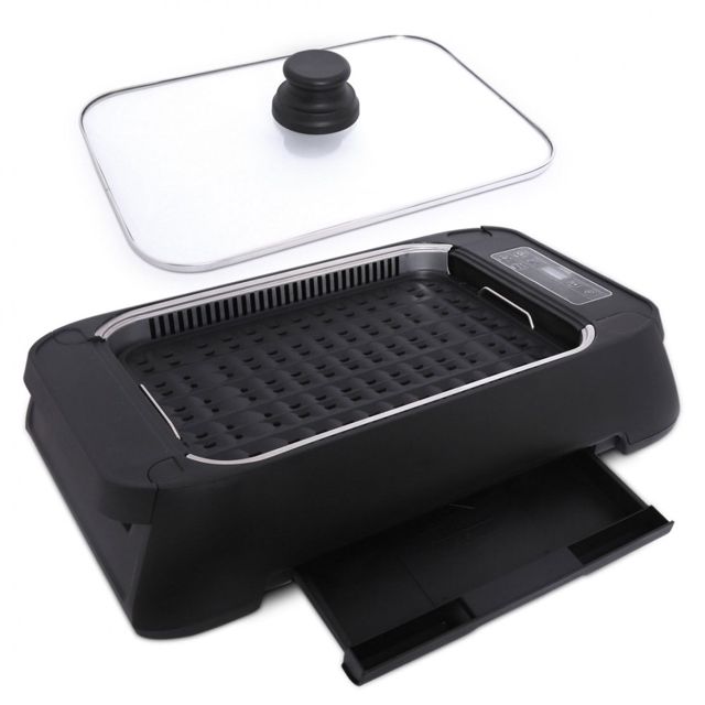 Balzano Grill électrique couvercle en verre  KYS-816D