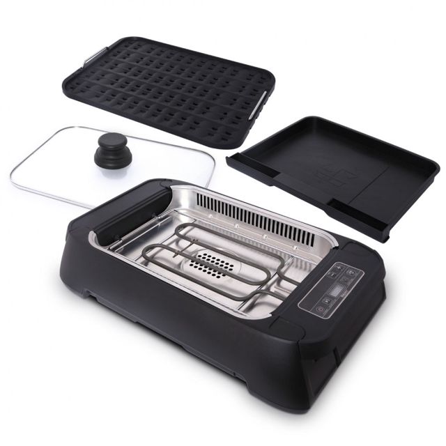 Balzano Grill électrique couvercle en verre  KYS-816D
