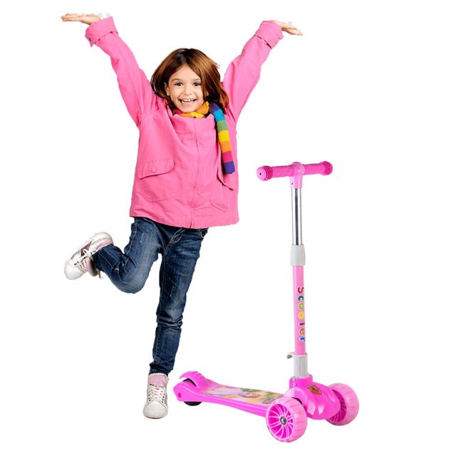 Trottinette Fillette Princesse sofia  Rose 2a 7ans