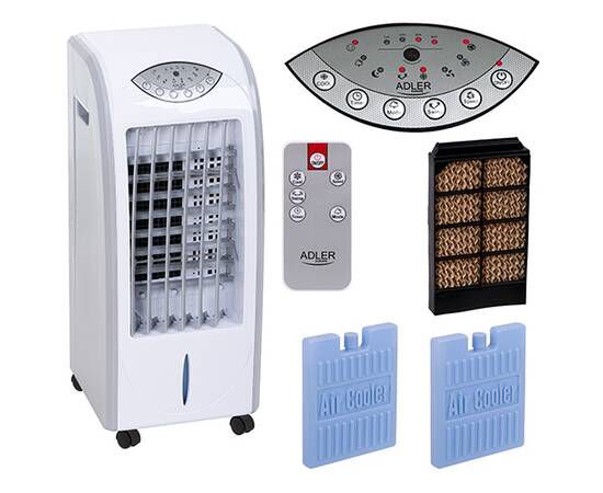 Adler Refroidisseur d'air mobil Télécommandé  350 m3/h  350W