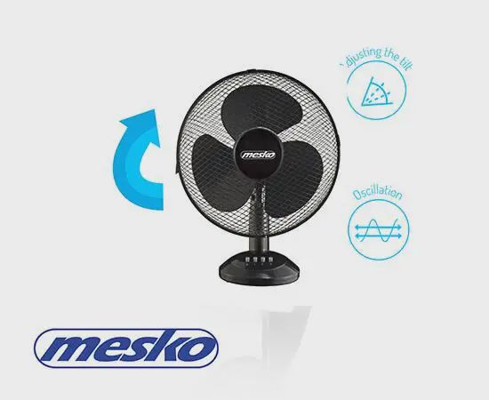 Ventilateur De Bureau Mesko 40CM  MS 7310