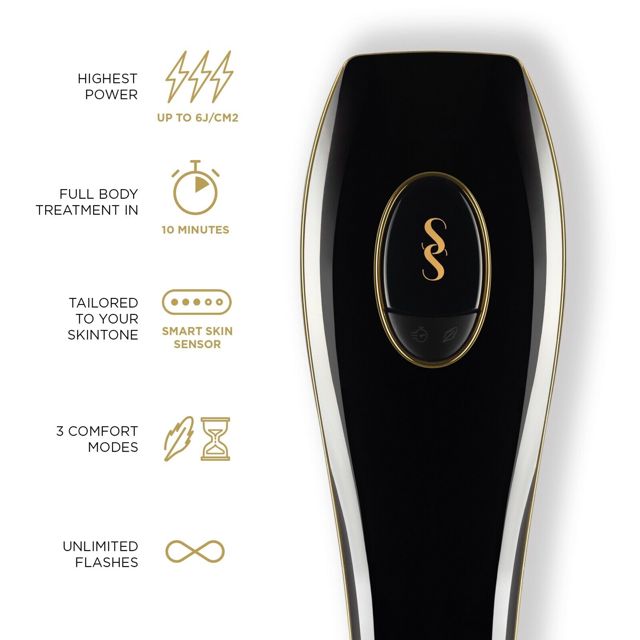 SmoothSkin Pure Black Épilateur ipl  Flash illimités