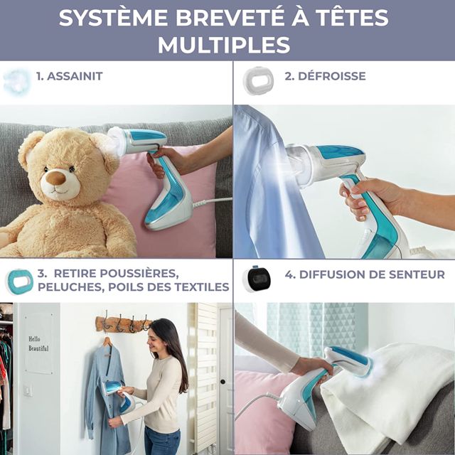 Calor DT9530C0  Pure Tex Défroisseur vapeur 4en1