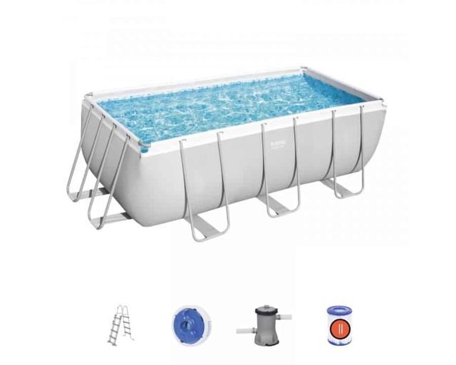 bestway 56456 Piscine rectangulaire  412x201x122cm