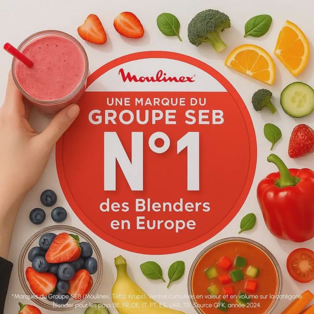 Moulinex PerfectMix+ LM81GD10 Blender  2L 1200W