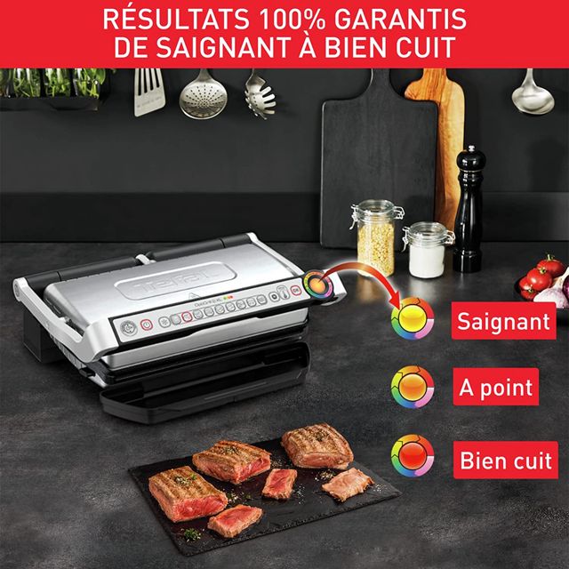 Tefal optigrill+ panineuse xl +plat gratin GC724D12