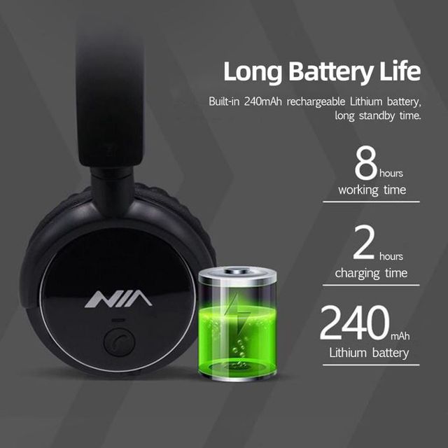 Nia Casque Wireless  sans fil Bluetooth  Q1
