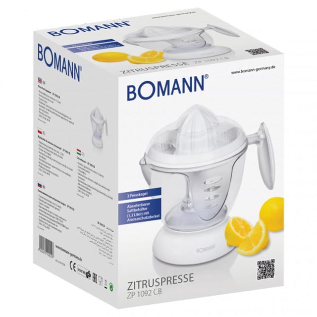 Bomann presse agrumes electrique  ZP1092 CB