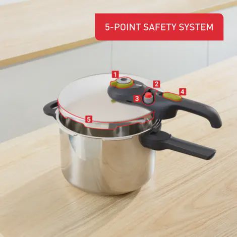 Tefal  Cocotte minute   SECURE CLICK 6L P2530756