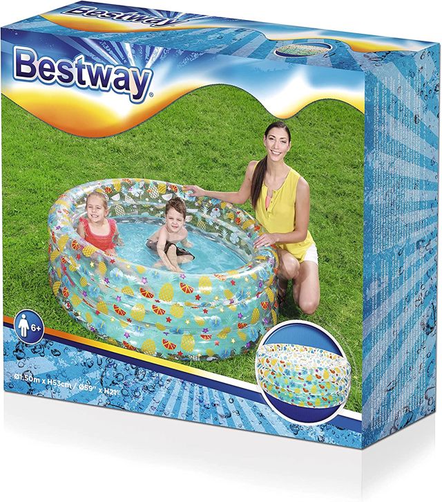 Bestway piscine transparente  D 150X53cm 51045