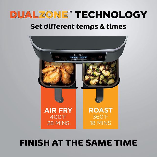 Ninja Friteuse à air double zone 7.6L AF300UK