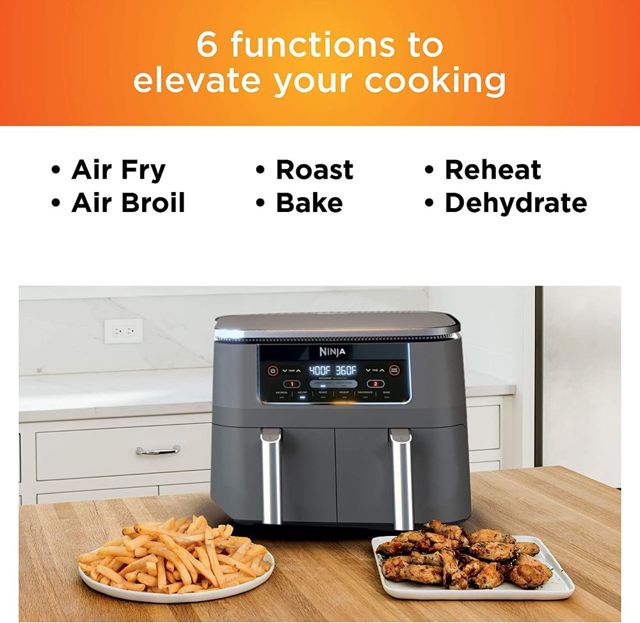 Ninja Friteuse à air double zone 7.6L AF300UK
