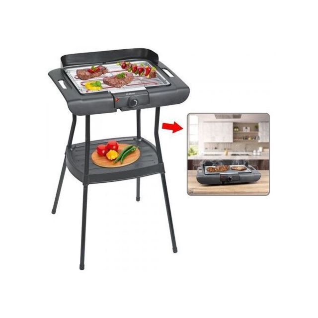 Bomann grille Barbecue autoportant  bqs 2244 Cb 2000W