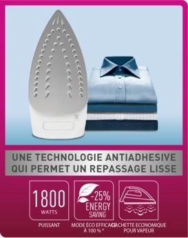 Calor fer à repassé virtuo  1800 W FV1710C0