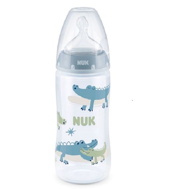 NUK Biberon 0-6mois avec  contrôle de température 300 ml