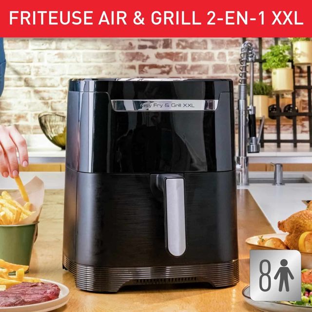 Moulinex Friteuse sans huile XXL grill  6.5L EZ801810