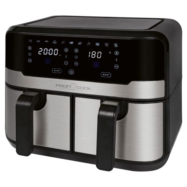 Proficook double friteuse à écran tactile  PC-FR 1242 H