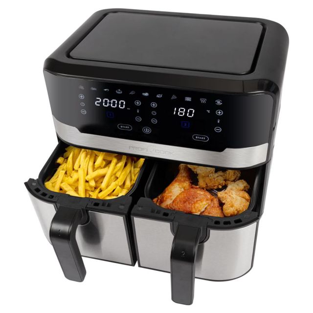 Proficook double friteuse à écran tactile  PC-FR 1242 H