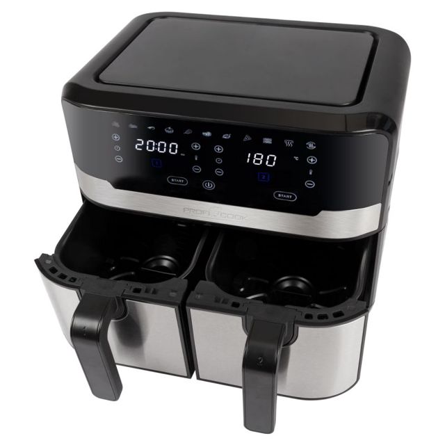 Proficook double friteuse à écran tactile  PC-FR 1242 H