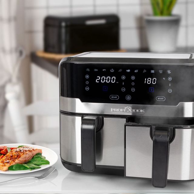 Proficook double friteuse à écran tactile  PC-FR 1242 H