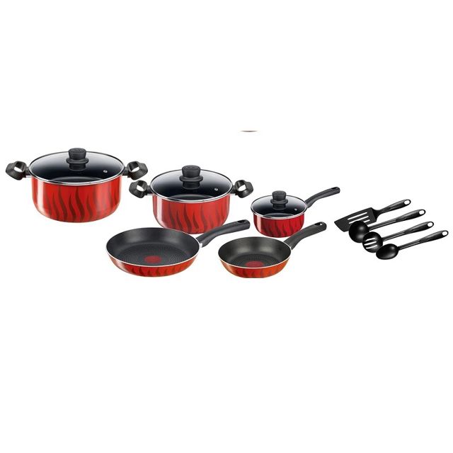 Tefal batterie de cuisine  G6 tempo flame 12 pièces C3079282