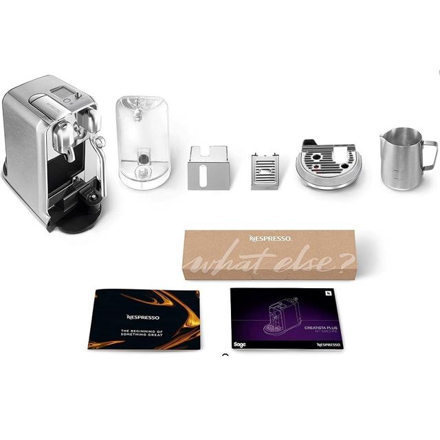 Sage cafétière nespresso SNE800BSS 11 programmes