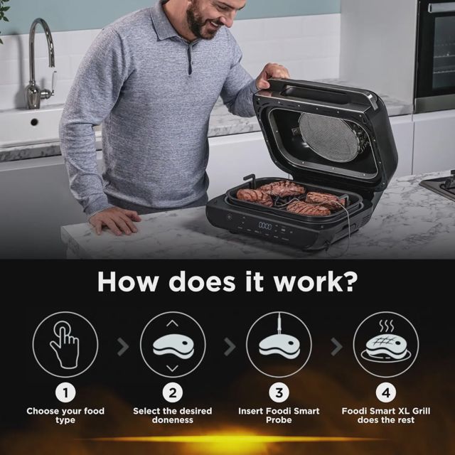 Ninja foodi friteuse smart xl grill et air fryer  AG551