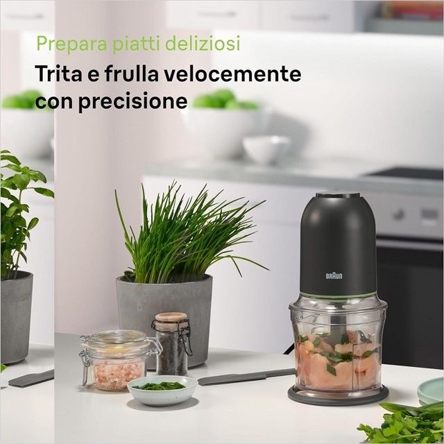 Braun multipractic 3 hachoir avec 4 lames CH3011BK