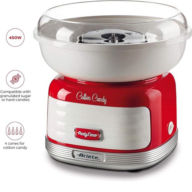 Ariete barbe à papa 2973  ‎Rouge  ‎500 Watts