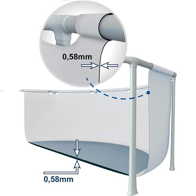 intex piscine avec filtre et échelle  3x1.75x0.80m 26784