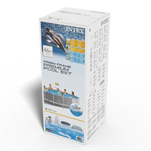 Intex piscine  échell et pompe 4.57x1.22xm 26726